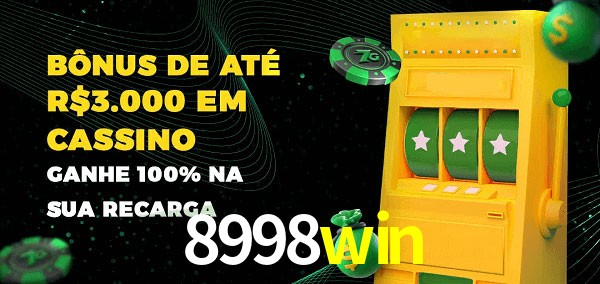 8998win melhor bônus de depósito